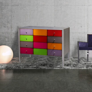 Commode couleur 4 grands tiroirs Réf : 754
