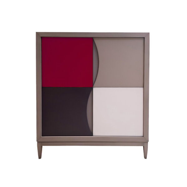 Armoire 2 portes couleur au choix - collection Ellipse - meuble de rangement