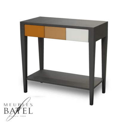 console avec tiroir et tablette 80 cm