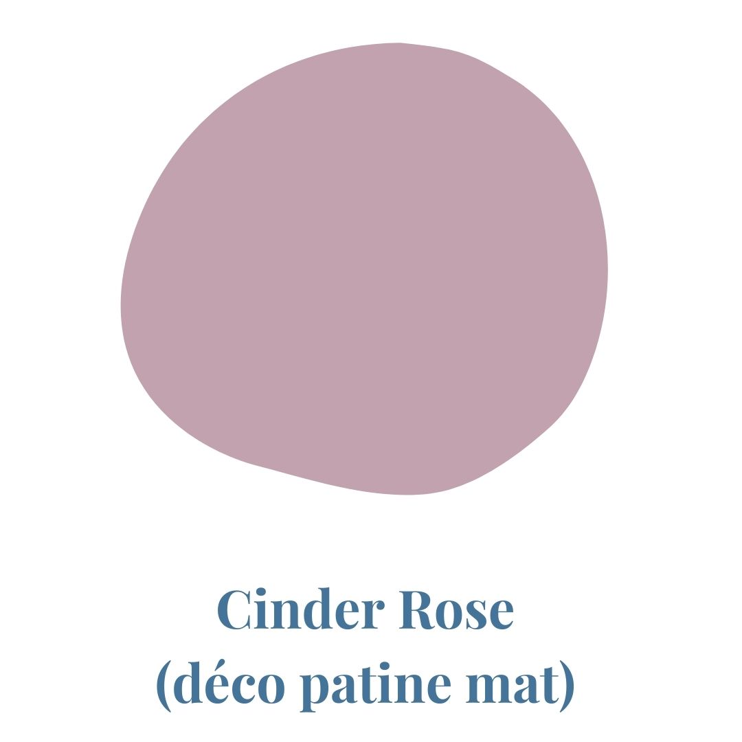 Finition de meuble en laque couleur Cinder Rose