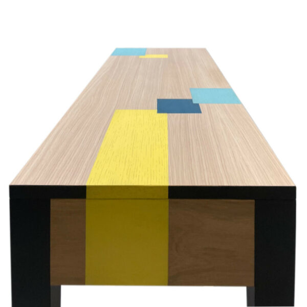 Chêne Éclairci - Jaune Zinc - Bleu Océan - Turquoise Pastel