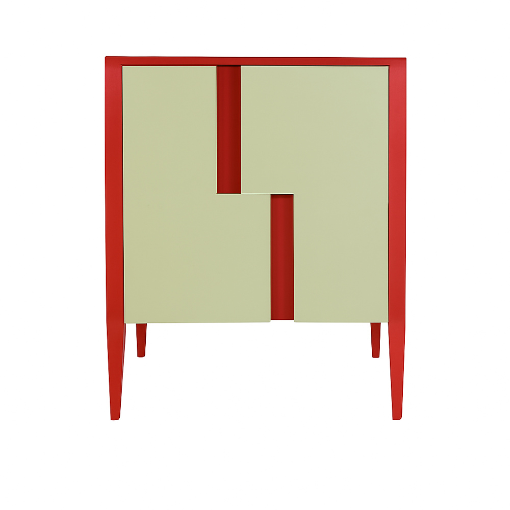 Coquelicot - Vert Olive