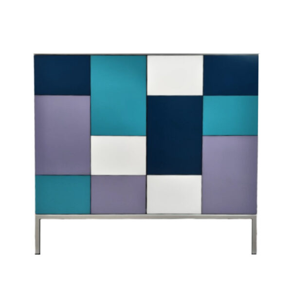 Métal Brossé - Bleu Océan - Turquoise - Blanc - Abysse