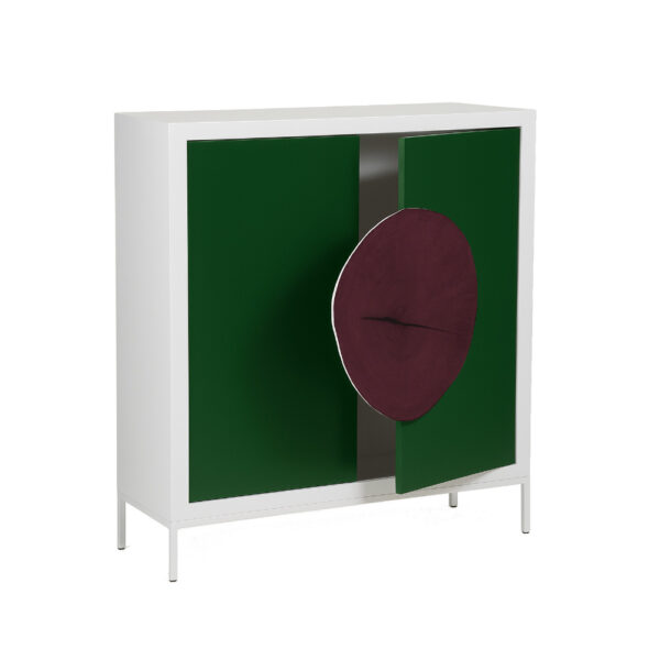 Blanc - Vert Mousse - Rondin Noyer