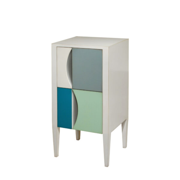 Blanc Morella Sablé - Alu - Ombre Turquoise - Turquoise - Vert Tendre