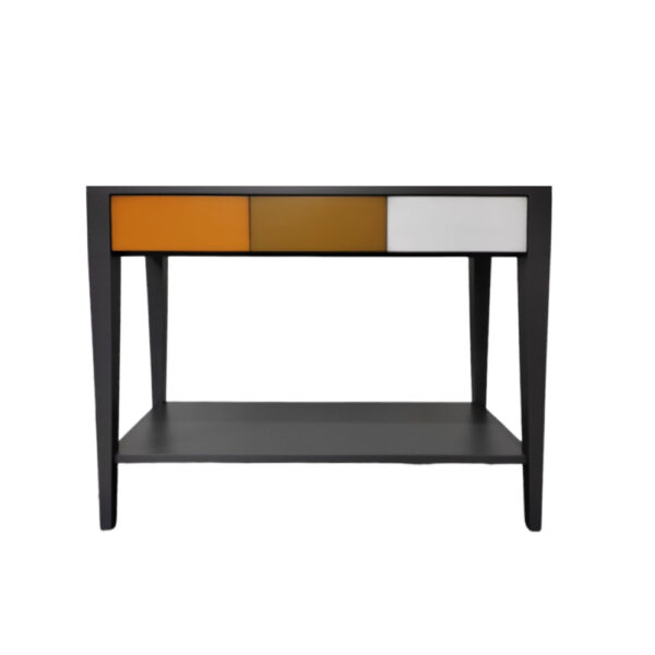Gris Sablé - Orange - Ocre - Blanc