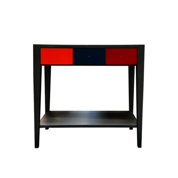 Noir Brossé - Coquelicot - Noir Brossé - Rouge Ecarlate