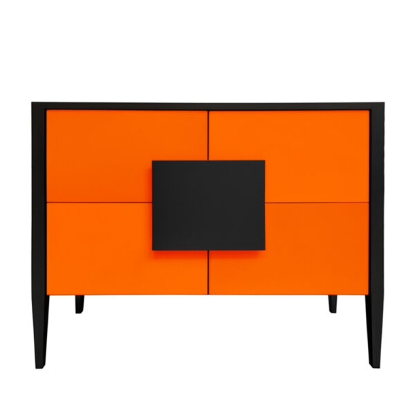 Noir Sablé - Orange