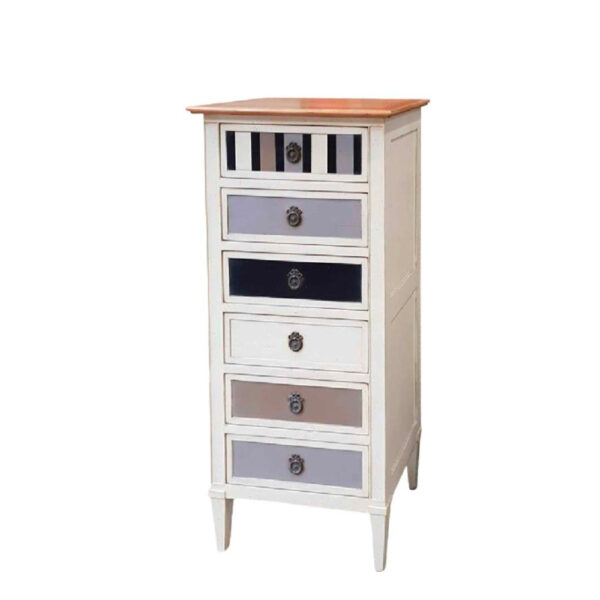 Merisier Laiteux - Tourterelle - Anthracite - Blanc - Lin