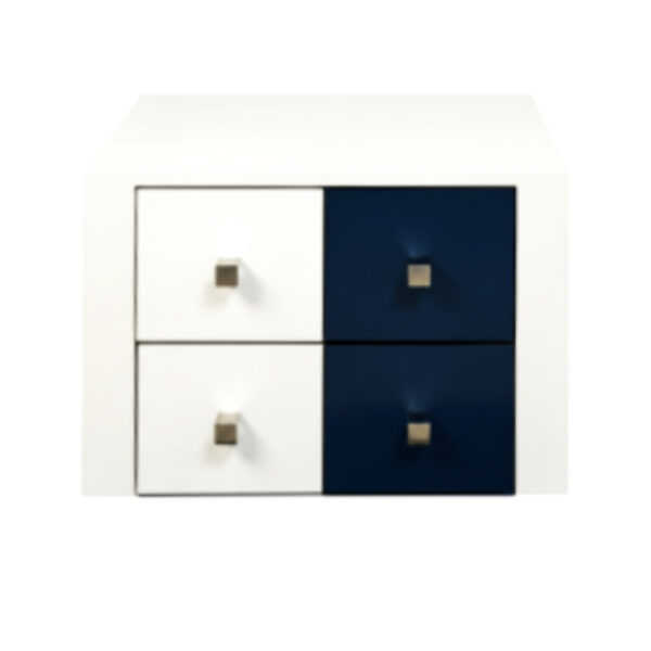 Bleu Nuit - Blanc