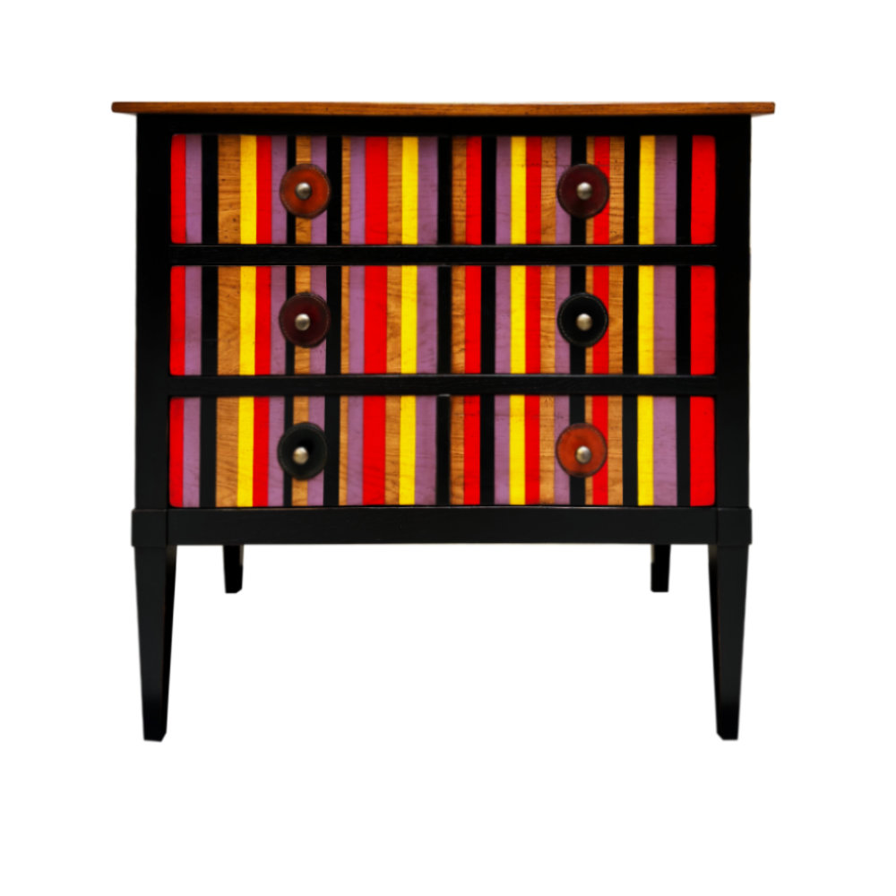 Chêne Doré - Noir - Coquelicot - Lilas - Jaune