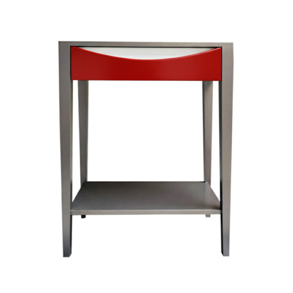 Gris Métallisé - Rouge Écarlate - Blanc