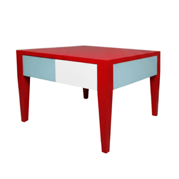 Rouge Écarlate - Ombre Turquoise - Blanc
