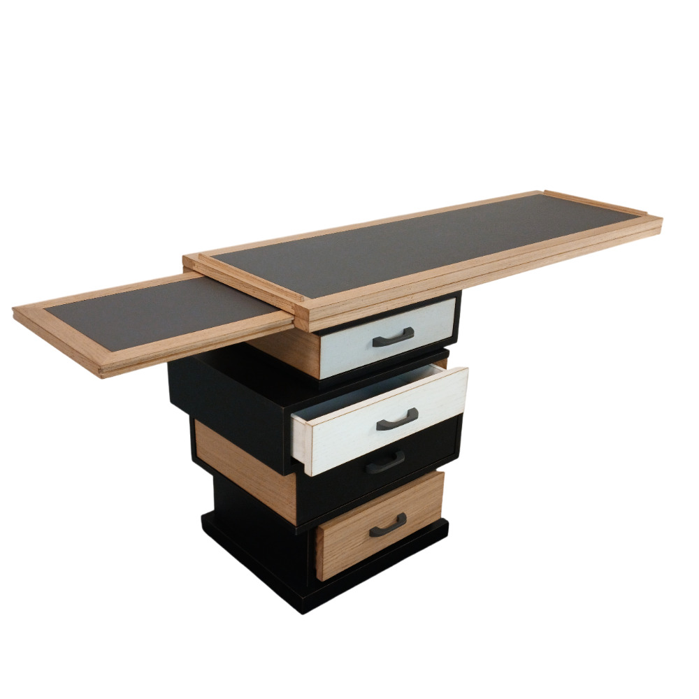 5 Tiroirs - Plateau Coulissant Droite / Gauche