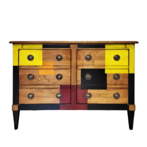 Merisier Doré - Jaune - Orange - Noir - Cerise